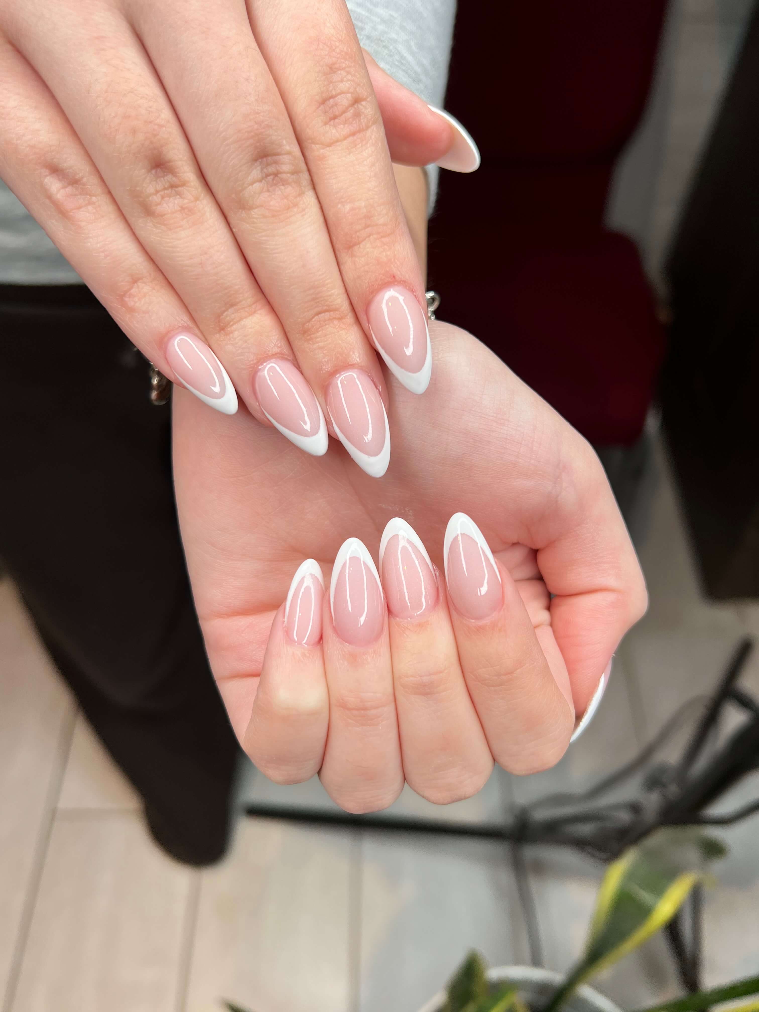 Classic French Nails